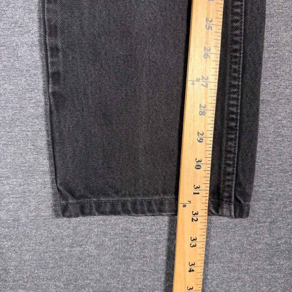 Harley Davidson Jeans Mens 28x32 Black Denim Straight Leg Biker Motorcycle - Picture 8 of 10